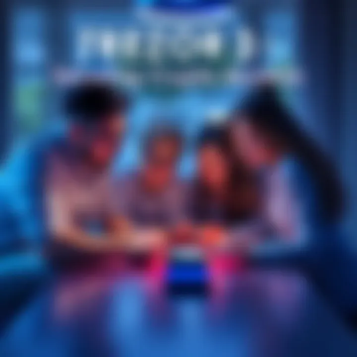 A family sitting together discussing how to share Trezor 3 passwords for crypto access safely, with a device on the table